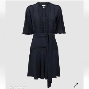 Elegant Navy Dress Reiss Dress 10